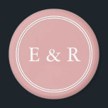 Chalky Pastel Pink Wedding Party Set Magnet<br><div class="desc">Chalky Pastel Pink Wedding Party Set</div>