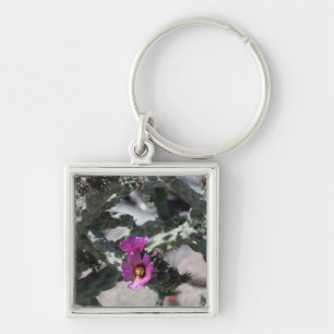 Challa Cactus in Blüte Schlüsselanhänger