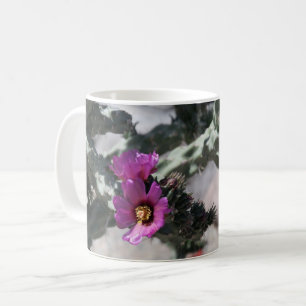 Challa Kaktus in Blüte Kaffeetasse