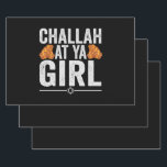Challah at Ya boy Funny Jewish Hanukkah Holiday Geschenkpapier Set<br><div class="desc">chanukah, menorah, hanukkah, dreidel, jewish, judaism, holiday, religion, christmas, </div>