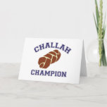Challah Baker Feiertagskarte<br><div class="desc">Best Challah Baker</div>