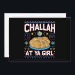 Challah bei Ya Girl Funny Hanukkah Food Chanukah Einladung<br><div class="desc">Challah bei Ya Girl Funny Hanukkah Food Chanukah</div>