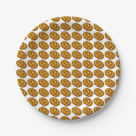 Challah Brot Loaf Happy Hanukkah Chanukah Holiday Pappteller