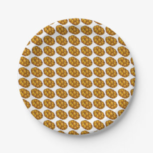 Challah Brot Loaf Happy Hanukkah Chanukah Holiday Pappteller