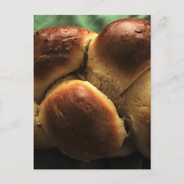Challah - Farbe Postkarte (Vorderseite)