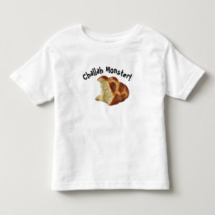 Challah Monster Shabbat Kleinkind T - Shirts