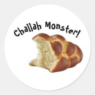 Challah Monster Shabbat Sticker