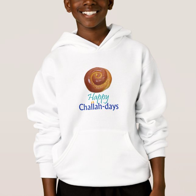 Challah-Tagschweiss-Shirt Hoodie (Vorderseite)