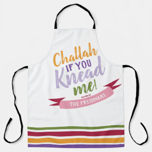 Challah, wenn du mich brauchst Buntes Blumenmuster Schürze