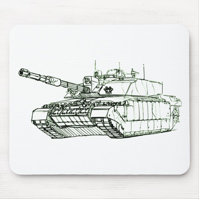 Challenger 2 MBT Mousepad (Vorne)