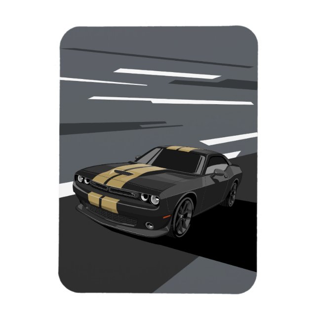 Challenger Black Magnet (Vertikal)