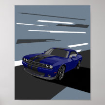 Challenger Blau
