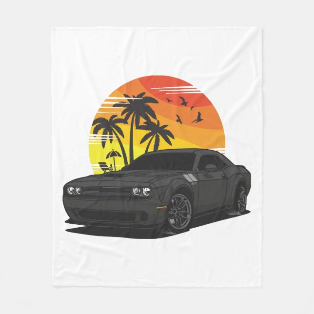 Challenger Fleecedecke (Vorderseite)