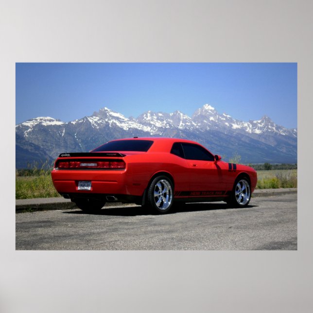 Challenger/Grand Tetons Poster (Vorne)