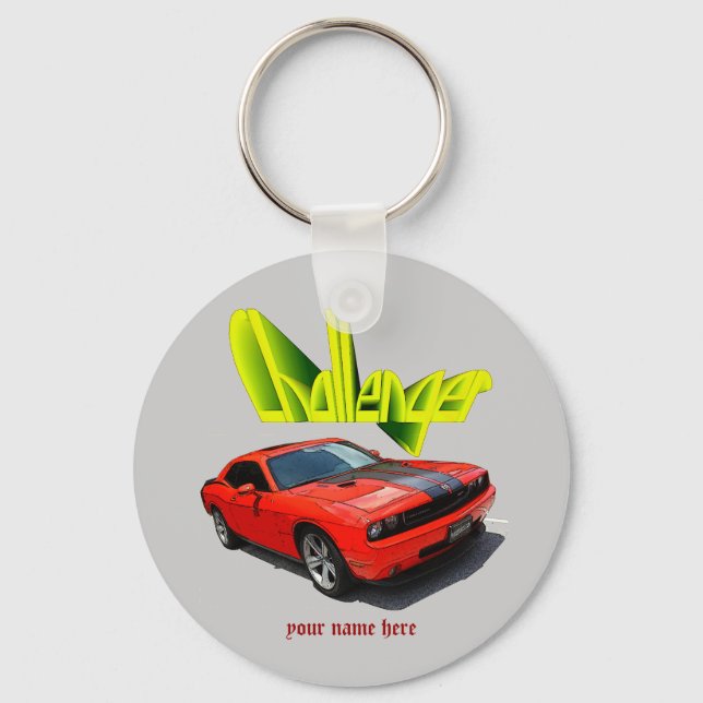 Challenger keychain schlüsselanhänger (Vorderseite)