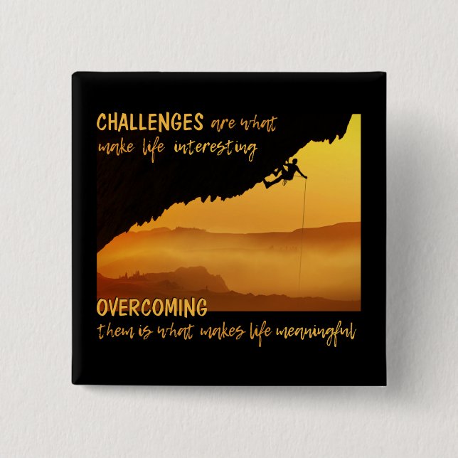 CHALLENGES Button (Vorderseite)