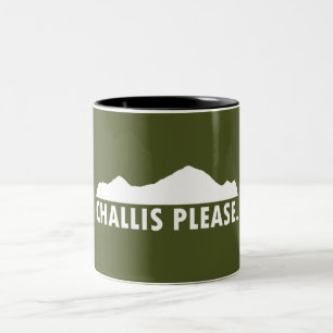 Challis Idaho Bitte Zweifarbige Tasse