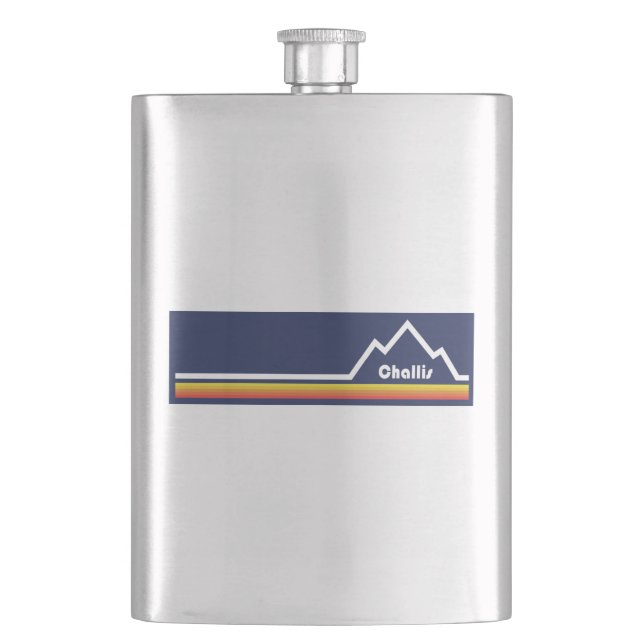 Challis Idaho Flachmann (Vorderseite)