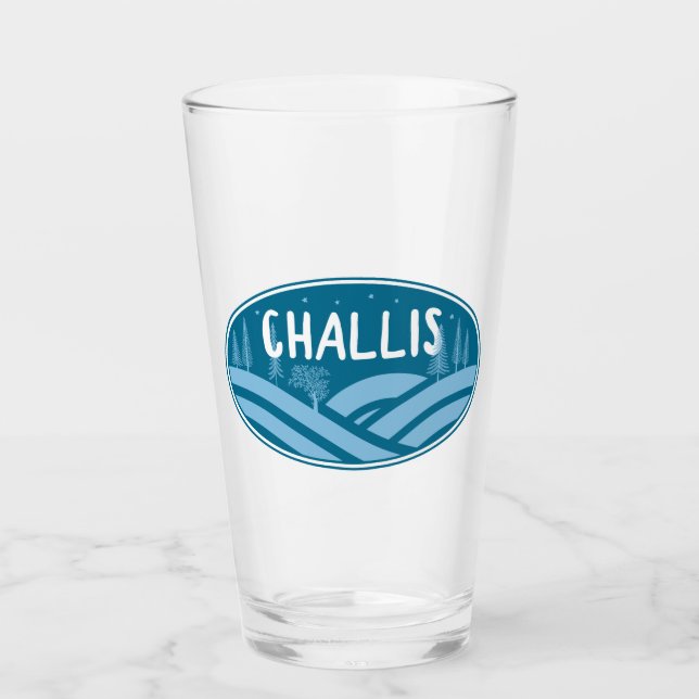 Challis Idaho Outdoors Glas (Vorderseite)
