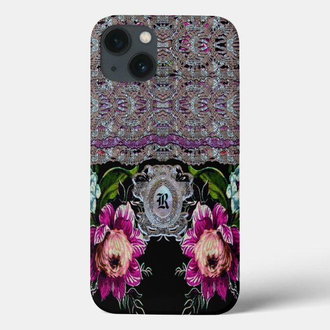 Chalmflex Viktorianisch Monogramm Case-Mate iPhone Hülle (Rückseite)