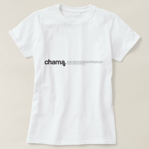 Chama Black and White T - Shirt