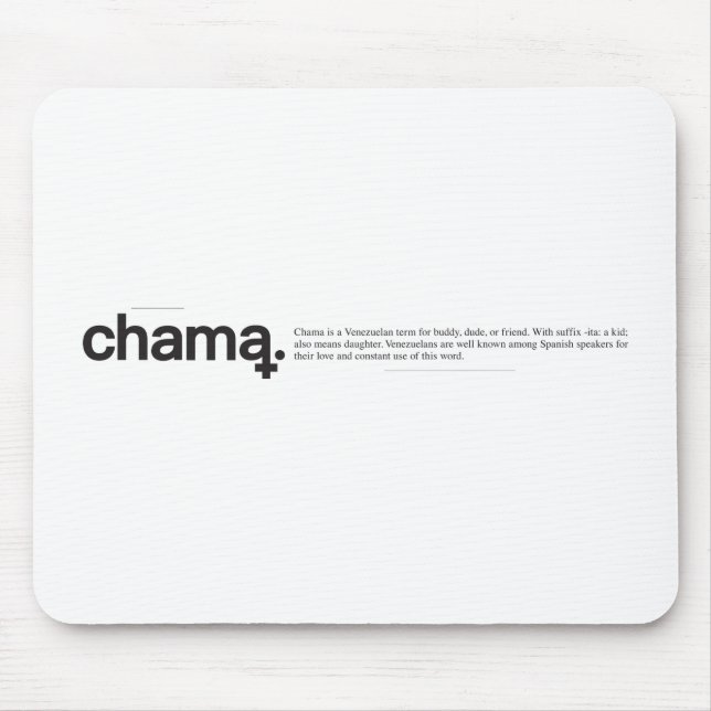 Chama Mousepad (Vorne)