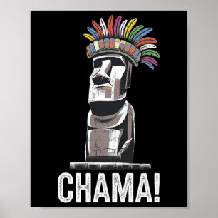 Chama Paotan Mma Fan Jjb Boxen Muay Thai Kickboxi Poster