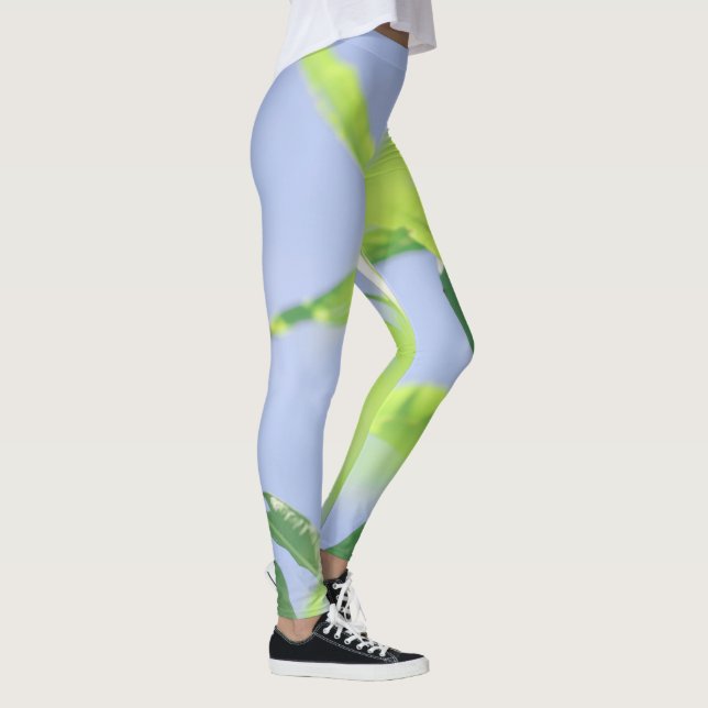 Chamaenerion angustifolium Fireweed Blätter Leggings (Rechts)