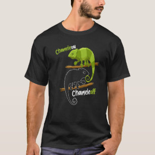 Chamäleon Chameleoff I Reptil Echse Terrarium Haus T-Shirt