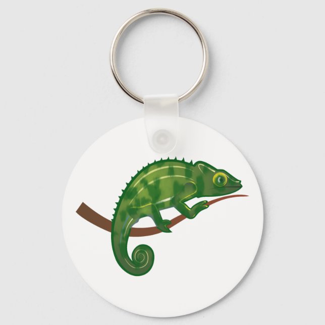 Chamäleon Chameleon Schlüsselanhänger (Vorderseite)