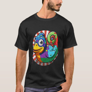 Chamäleon-Gummiente T-Shirt