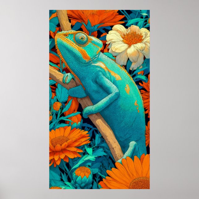 Chamäleon in Technicolor Poster (Vorne)