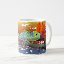 Chamäleon kaffeetasse