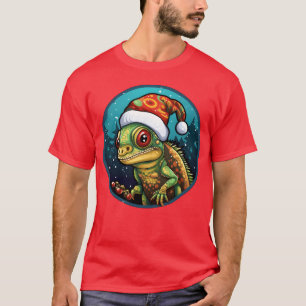 Chamäleon Weihnachtsjunge T-Shirt