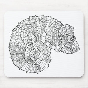 Chamäleon Zendoodle Mousepad