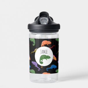 Chamäleons Reptilien Echsen Kinder Name Schule Trinkflasche
