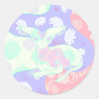 Chamalion Runder Aufkleber