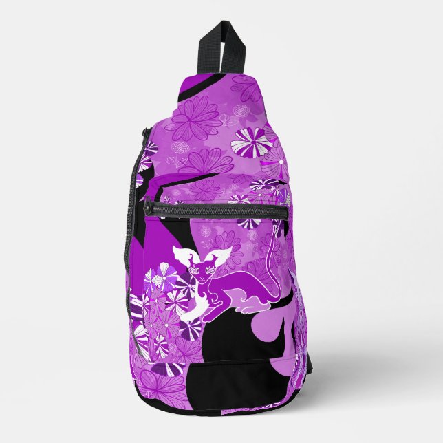 Chamalion-Schultertasche Crossbody Bag (Vorderseite)