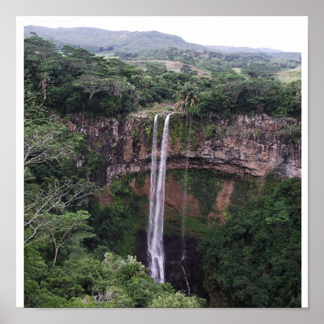 Chamarel Falls, Mauritius Poster (Vorne)