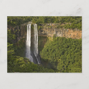 Chamarel Wasserfall am höchsten auf Mauritius, übe Postkarte
