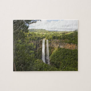 Chamarel-Wasserfall-höchster auf Mauritius, über 2
