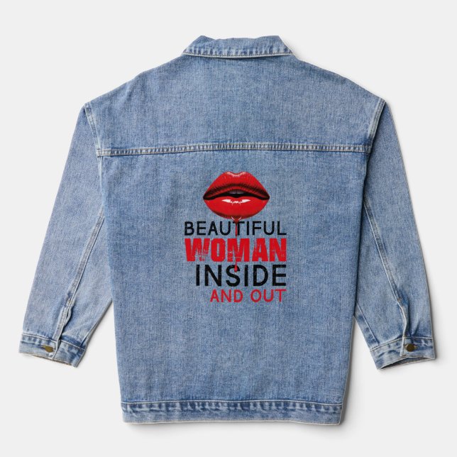 chamarra vaquera Beautiful Woman Jeansjacke (Rückseite)