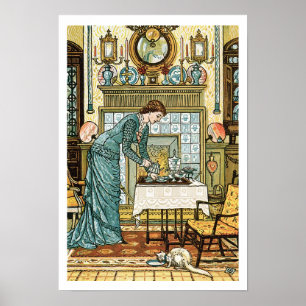 Chamber meiner Dame, Frontispiz 'zum Haus-Galan Poster