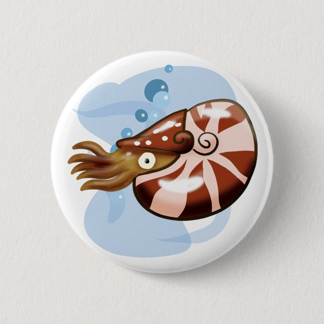 Chambered Nautilus Button (Vorderseite)