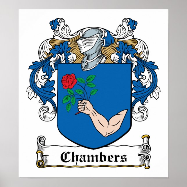 Chambers Familienwappen Poster (Vorne)