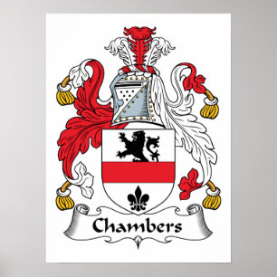 Chambers Familienwappen Poster