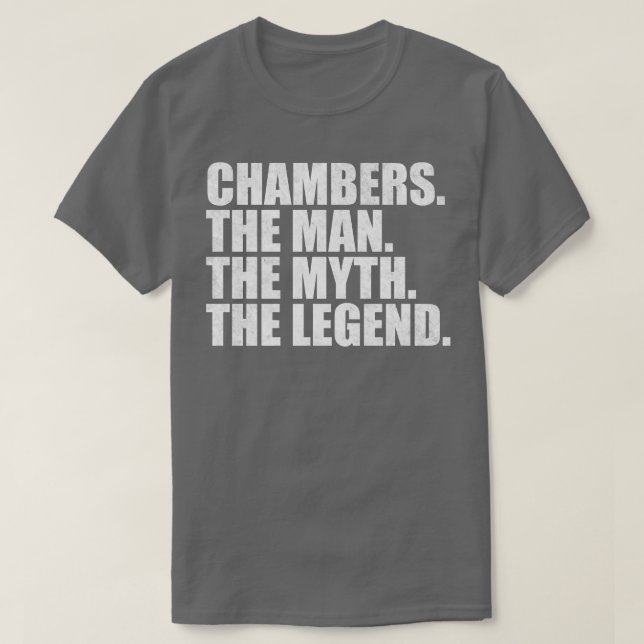 ChambersChambersFamilienname Kammern Nachname T-Shirt (Design vorne)