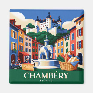 Chambéry Frankreich Alpen Stadt Reise Magnet