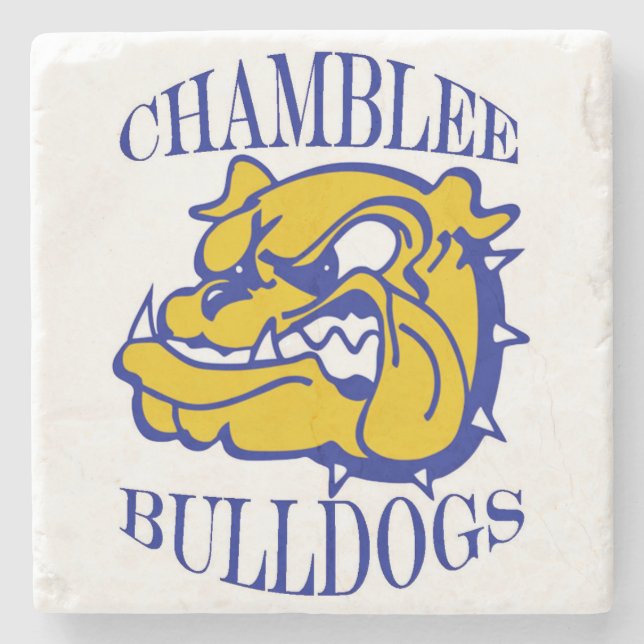 Chamblee Bulldogs, Marmor-Untersetzer Steinuntersetzer (Vorderseite)