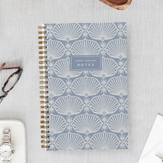 Chambray Blau | Personalisierte Deco Fans Notizbuch